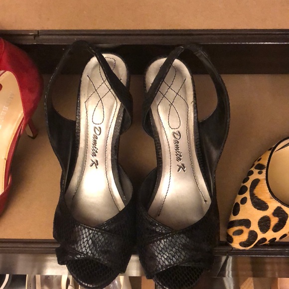 Black snake leather print - Picture 2 of 5